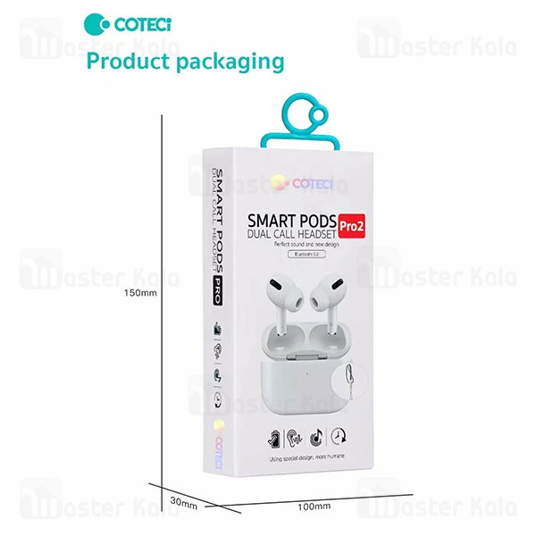 هندزفری بلوتوث کوتتسی Coteetci Smart Pods Pro 2 71005