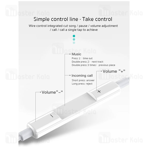 هندزفری سیمی Type-c کوتتسی Coteetci CS5189-D