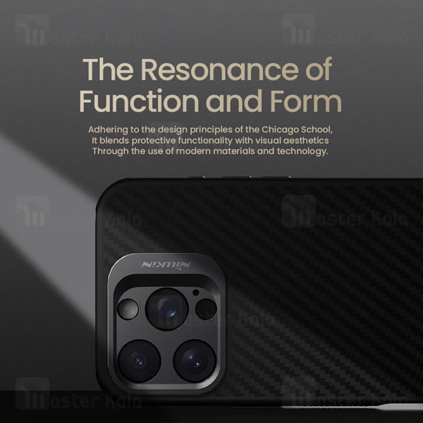 قاب محافظ مگنتی نیلکین iPhone 16 Pro Nillkin CarboProp Magnetic Case دارای محافظ دوربین