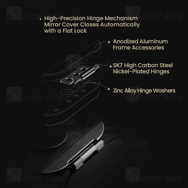 قاب محافظ مگنتی نیلکین iPhone 16 Pro Nillkin CarboProp Magnetic Case دارای محافظ دوربین