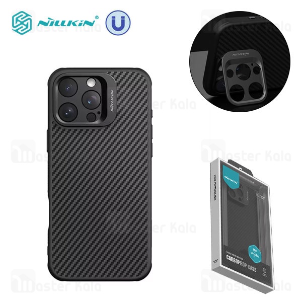 قاب محافظ مگنتی نیلکین iPhone 16 Pro Nillkin CarboProp Magnetic Case دارای محافظ دوربین