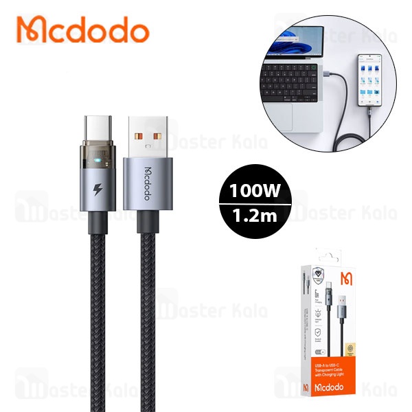 کابل Type-c به USB مک دودو Mcdodo CA-6890 توان 100 وات طول 1.2 متر