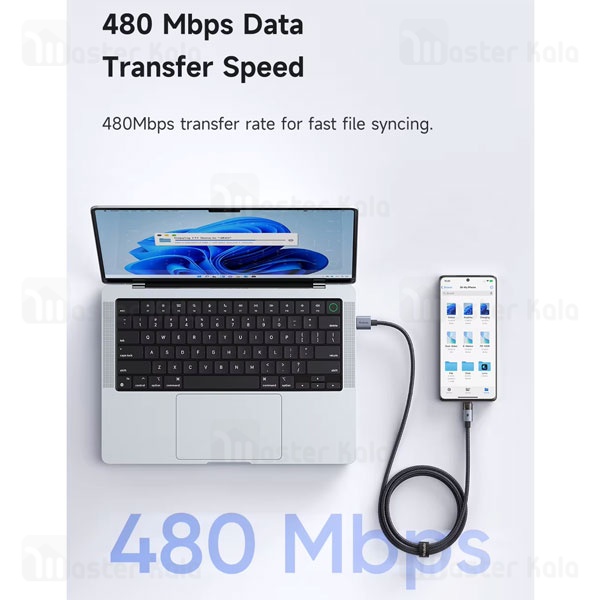 کابل Type-c به USB مک دودو Mcdodo CA-6890 توان 100 وات طول 1.2 متر