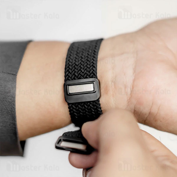 بند کنفی مگنتی اپل واچ 42 / 44 / 45 / 49 میلی متری Apple Watch Magnetic Nylon Braided Loop