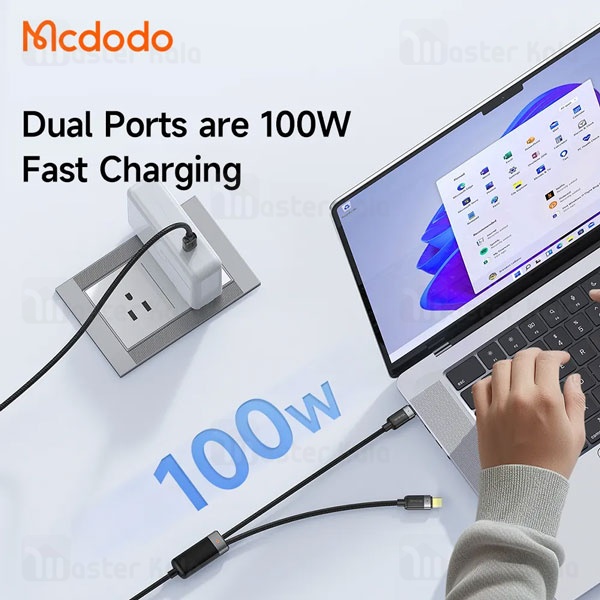 کابل دو سر Type-C مک دودو Mcdodo CA-678 توان 100 وات طول 1.5 متر