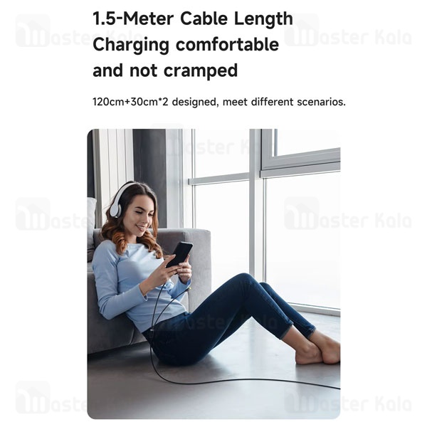 کابل دو سر Type-C مک دودو Mcdodo CA-678 توان 100 وات طول 1.5 متر