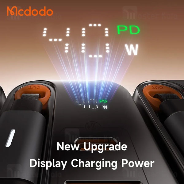 شارژر دیواری 2 پورت مک دودو Mcdodo CH-428 FreeGo GaN توان 40 وات همراه با کابل متصل