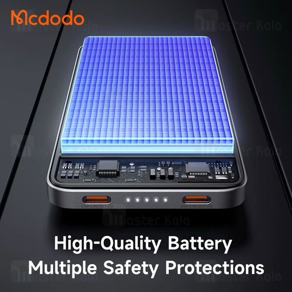 پاوربانک 10000 مک دودو Mcdodo MC-378 Metal Ultra Thin توان 20 وات