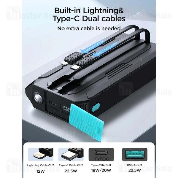 پاوربانک چندکاره 10000 جویروم Joyroom Outdoor JR-L017