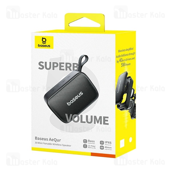 اسپیکر بلوتوث بیسوس Baseus AeQur 30 Mini Portable A20077900123-00