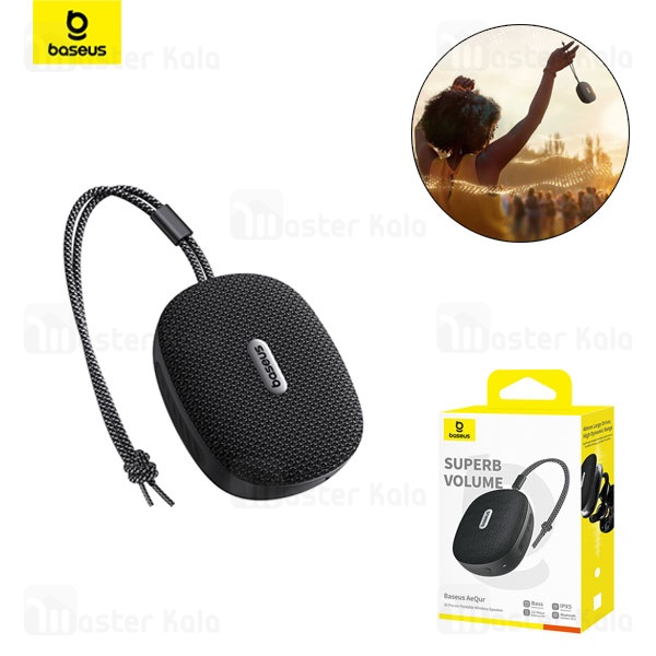 اسپیکر بلوتوث بیسوس Baseus AeQur 35 Pro Air Air Portable A20077600127-00 توان 5 وات