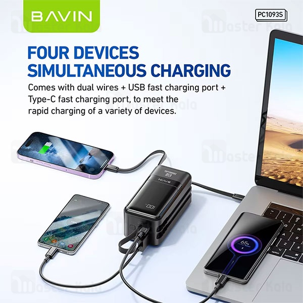 پاوربانک 20000 باوین Bavin PC1093S Fast Charge