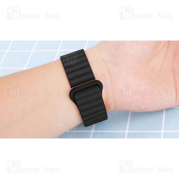 بند سیلیکونی لینک اپل واچ 42 / 44 / 45 / 49 میلی متری Apple Watch Silicone Link Strap