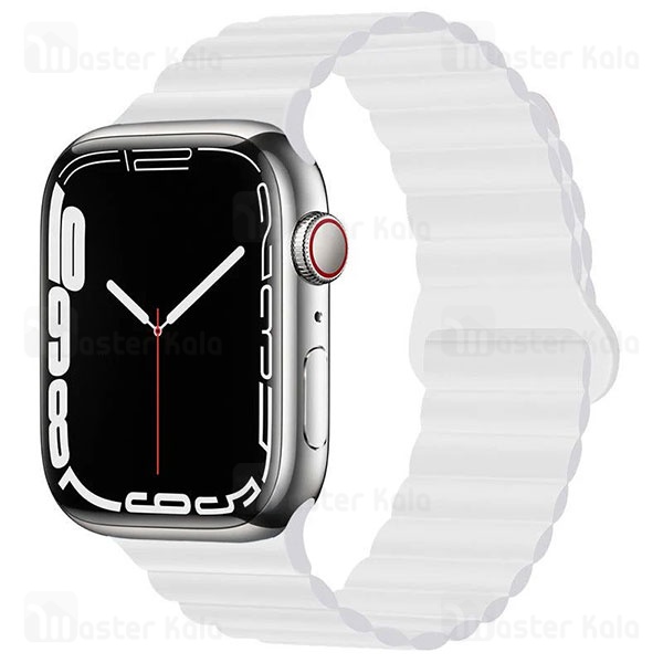 بند سیلیکونی لینک اپل واچ 42 / 44 / 45 / 49 میلی متری Apple Watch Silicone Link Strap