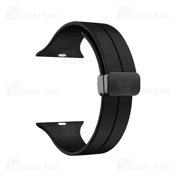 بند سیلیکونی مجیک لوپ مگنتی اپل واچ 42 / 44 / 45 / 49 میلی متری Apple Watch Magnetic Magic Loop