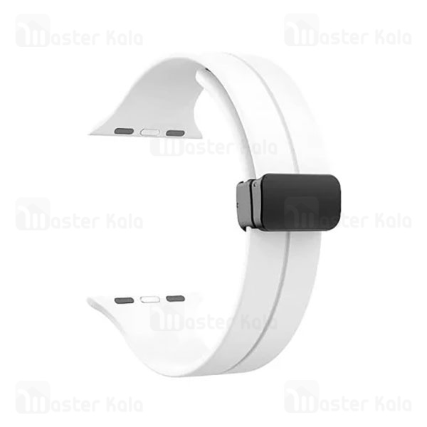 بند سیلیکونی مجیک لوپ مگنتی اپل واچ 42 / 44 / 45 / 49 میلی متری Apple Watch Magnetic Magic Loop