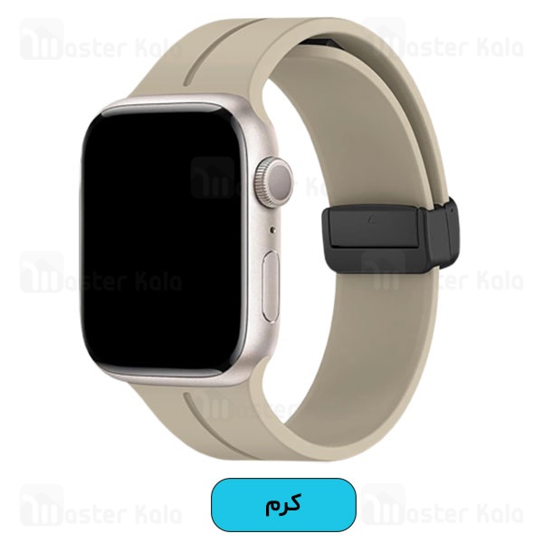 بند سیلیکونی مجیک لوپ مگنتی اپل واچ 42 / 44 / 45 / 49 میلی متری Apple Watch Magnetic Magic Loop