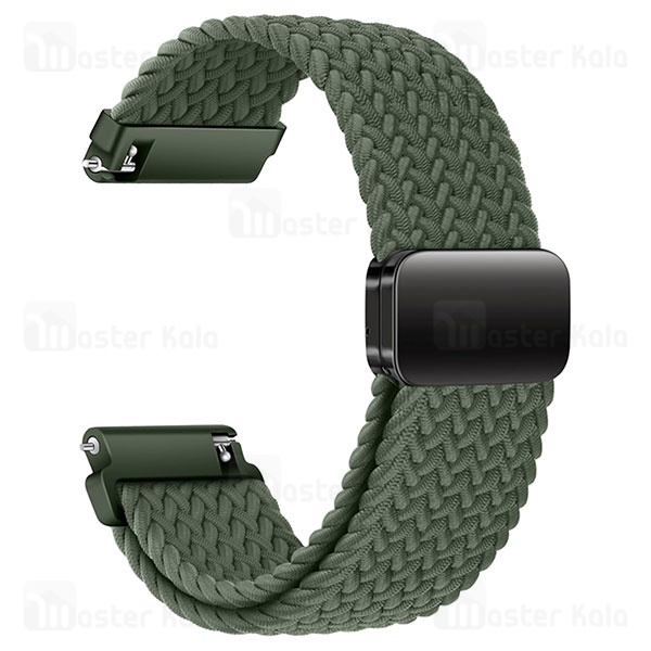 بند کنفی مگنتی ساعت‌های هوشمند 20 میلی متری Smart Watch 20mm Magnetic Nylon Braided