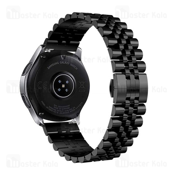 بند فلزی 5 بید ساعت‌های هوشمند 20 میلی متری Smart Watch 20mm 5 Beads Bracelet Strap