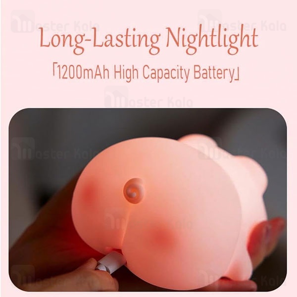 چراغ خواب سیلیکونی فانتزی Pig Silicone Lamp K-1158 طرح خوک