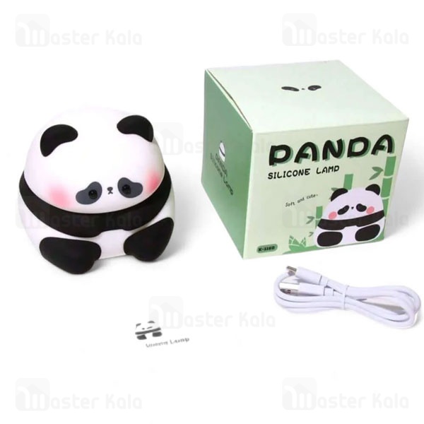 چراغ خواب سیلیکونی فانتزی Panda Silicone Lamp K-1160 طرح پاندا