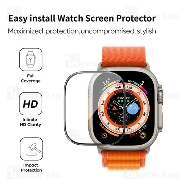 محافظ صفحه اپل واچ Apple Watch Ultra 2 PMMA TPU Screen Protector 