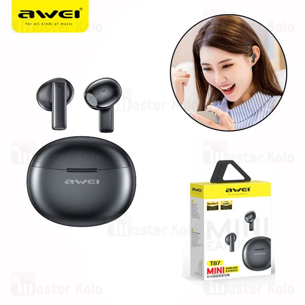 هندزفری بلوتوث اوی Awei T87 Mini Wireless Earbuds