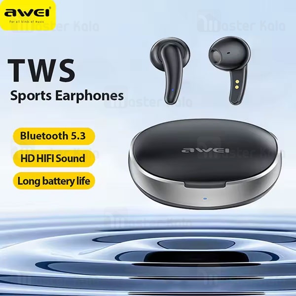 هندزفری بلوتوث گیمینگ اوی Awei T75 Gaming Wireless Earphone