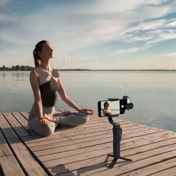 گیمبال و استبلایزر موبایل پرودو Porodo 3-Axis Gimbal Stabilizer PD-LFST035 با قابلیت تشخیص حرکت