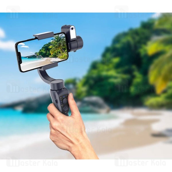 گیمبال و استبلایزر موبایل پرودو Porodo 3-Axis Gimbal Stabilizer PD-LFST035 با قابلیت تشخیص حرکت