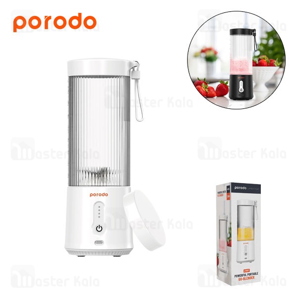 مخلوط کن قابل حمل پرودو Porodo Powerful Portable Go-Blender PD-LFST017 ظرفیت 450 میلی لیتر