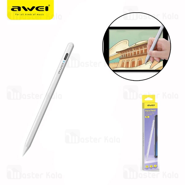 قلم لمسی اوی Awei P3 Smooth Writing Capactive Stylus Pen مناسب آیپد