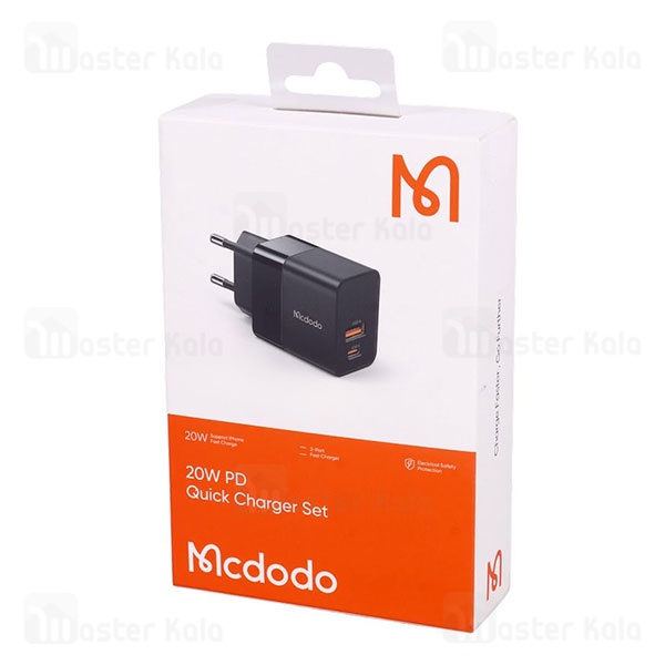 شارژر دیواری مک دودو Mcdodo CH-1952 توان 20 وات با کابل
