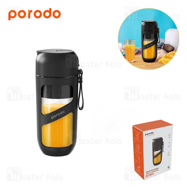 مخلوط کن قابل حمل پرودو Porodo Juice and Smoothie Blender PD-P55JV ظرفیت 380 میلی لیتر