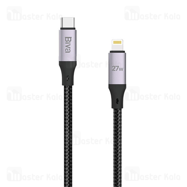 کابل لایتنینگ به Type C بیوا Biva C-35CL طول 1.2 متر توان 27 وات
