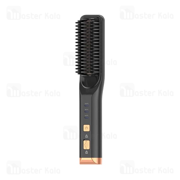 برس حرارتی صاف کننده مو و ریش گرین لاین Green Lion Cordless Beard and Hair Straightener GNOBLTRMBK