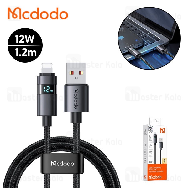 کابل لایتنینگ به یو اس بی مک دودو Mcdodo CA-6490 طول 1.2 متر 12 وات
