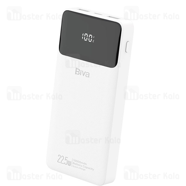 پاوربانک 10000 بیوا Biva BP-020 Power Bank Digital Display توان 22.5 وات