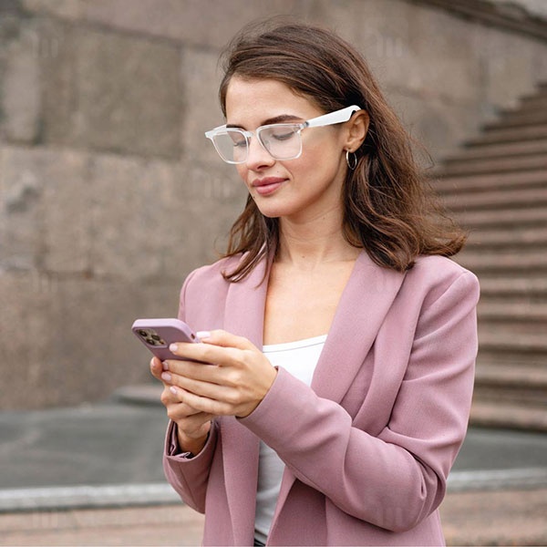 عینک محافظ چشم هوشمند گرین لاین Green Lion Hamburg Smart Glass GNMUSGLSSWH