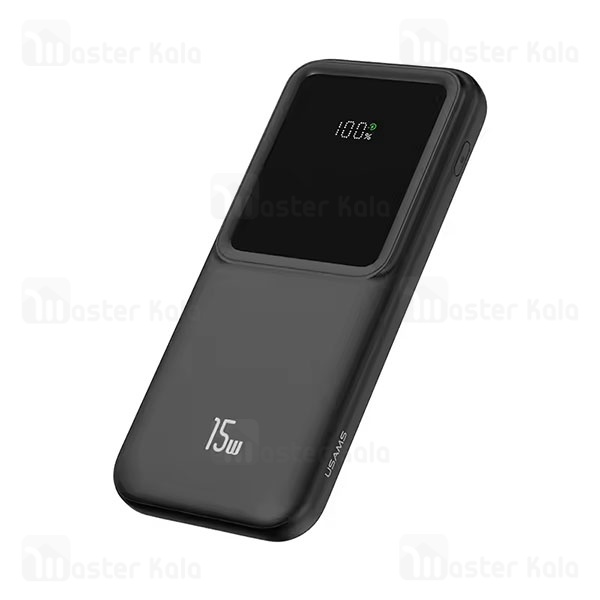 پاوربانک 10000 یوسمز USAMS CD193 توان 22.5 وات با کابل متصل