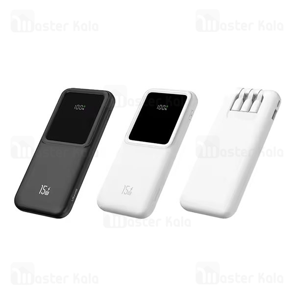 پاوربانک 10000 یوسمز USAMS CD193 توان 22.5 وات با کابل متصل