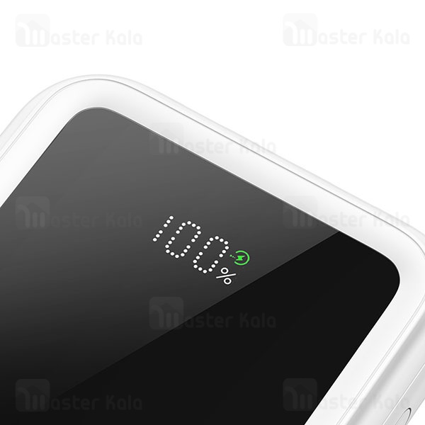 پاوربانک 10000 یوسمز USAMS CD193 توان 22.5 وات با کابل متصل