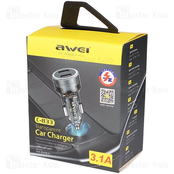 شارژر فندکی اوی Awei C-833 توان 15 وات