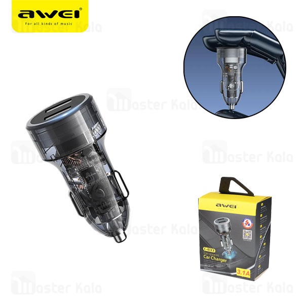 شارژر فندکی اوی Awei C-833 توان 15 وات
