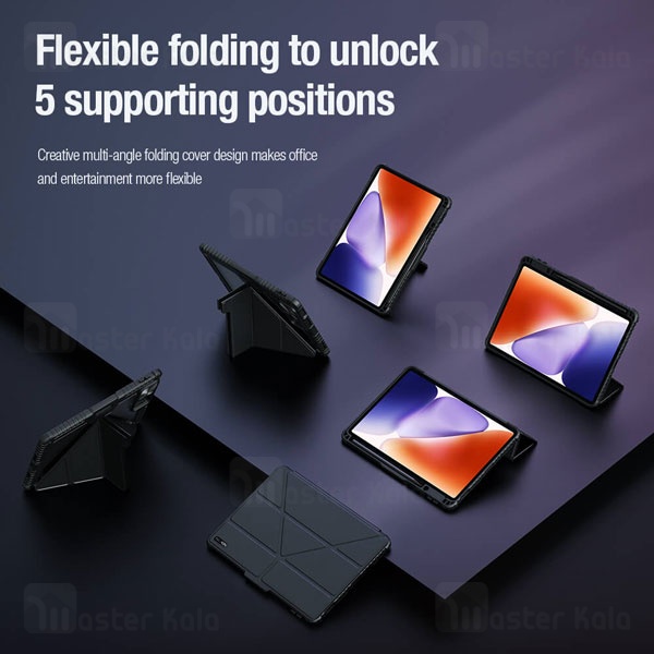 کاور چرمی هوشمند نیلکین شیائومی پد Xiaomi Pad 7 / Pad 7 Pro Nillkin Bumper Leather Case Pro