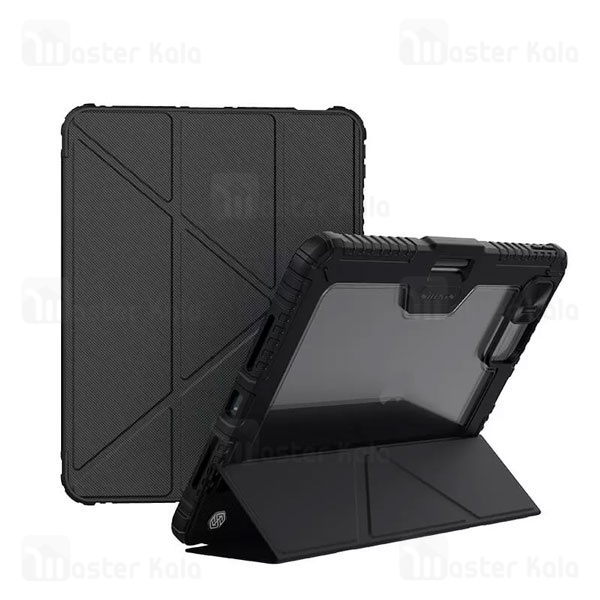 کاور چرمی هوشمند نیلکین آیپد Apple iPad Pro 13 2024 Nillkin Bumper Leather Case Pro