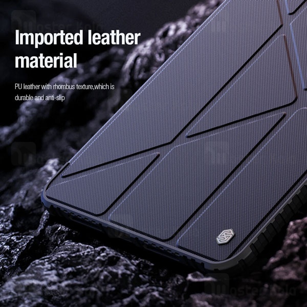 کاور چرمی هوشمند نیلکین آیپد Apple iPad Pro 13 2024 Nillkin Bumper Leather Case Pro