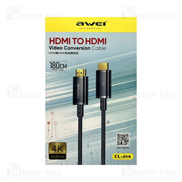 کابل HDMI اوی Awei CL-214 طول 1.8 متر