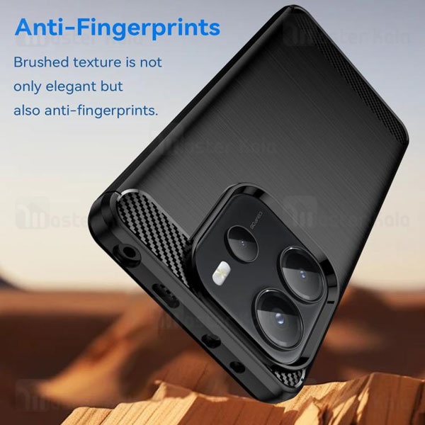 قاب فیبر کربنی شیائومی Xiaomi Redmi Note 14 4G Rugged Armor Fiber Carbon