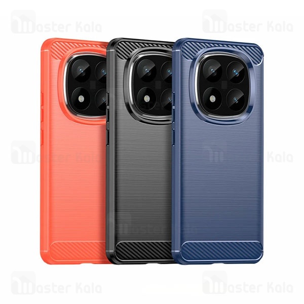 قاب فیبر کربنی شیائومی Xiaomi Redmi Note 14 Pro 5G / Poco X7 5G Rugged Armor Fiber Carbon